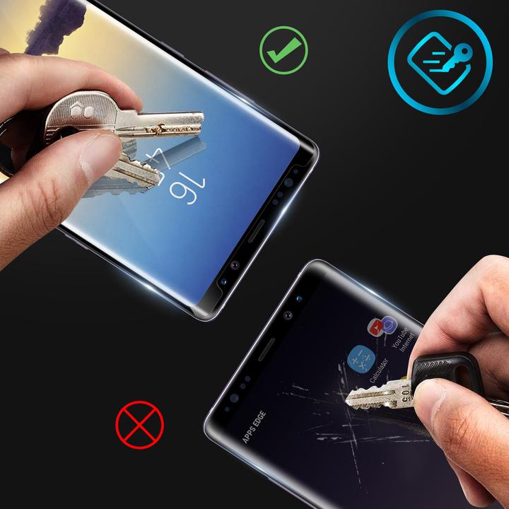 Actual product image Avizar Display protection film, case friendly protection (1 Piece, Samsung Galaxy Note 8)