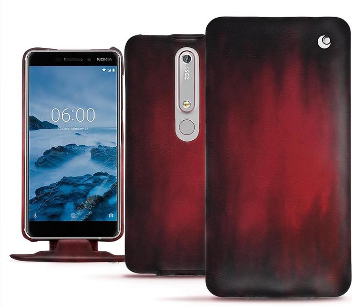 Productafbeelding Noreve Lederen omslag verticaal (Nokia 6 (2018))