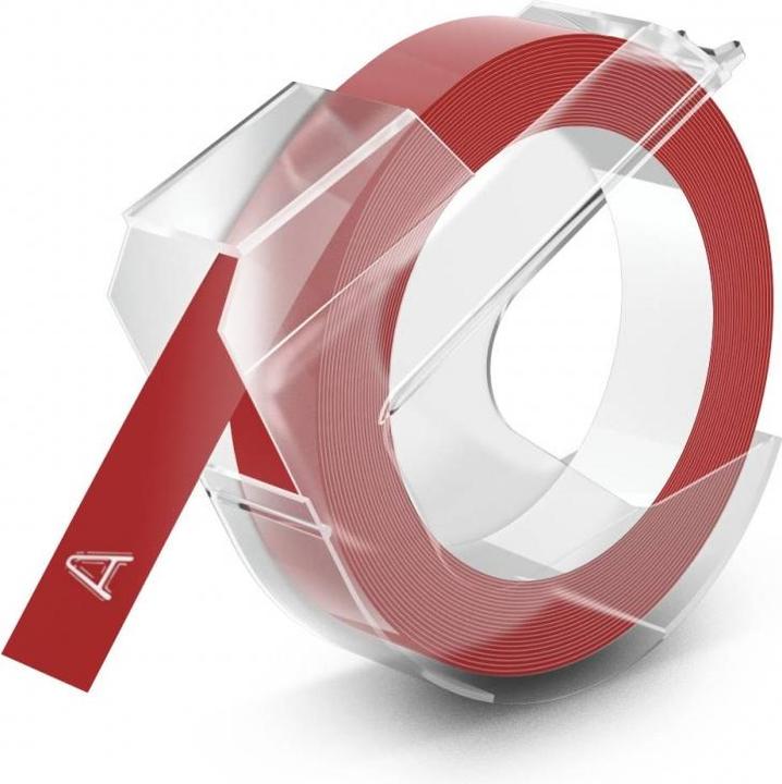 Produktbild Dymo Prägeband 3D (0.90 cm, Blau, Schwarz, Rot)