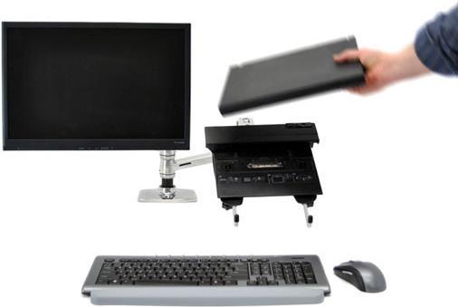 Actual product image Ergotron LX Dual (Table, 24")