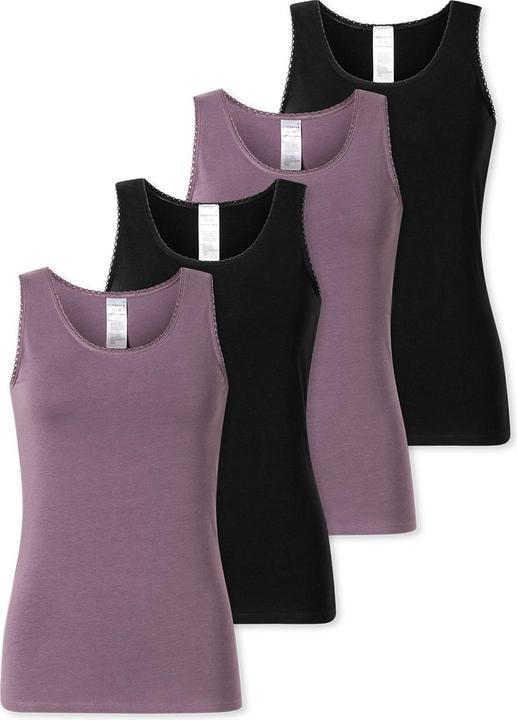 Immagine prodotto Schiesser Gilet e top in cotone 95/5 in confezione da 4 pezzi (46, 3XL)