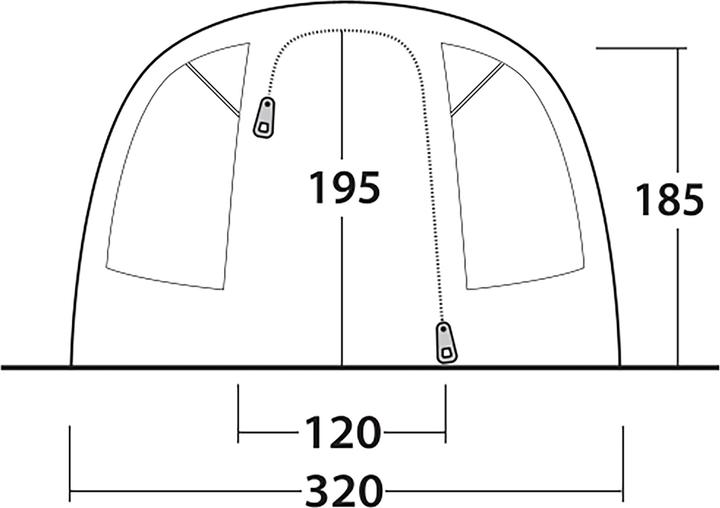 Immagine prodotto Outwell Denver 5 (Tenda a tunnel, 25.70 kg, 5 persone)