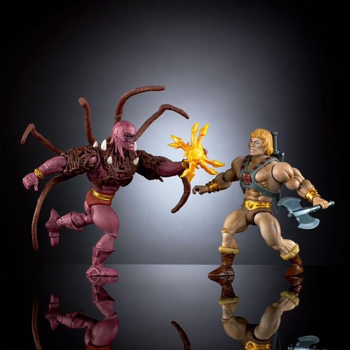 Produktbild Mattel Masters of the Universe x Stranger Things Origins Actionfiguren 2er-Pack He-Man & Vecna