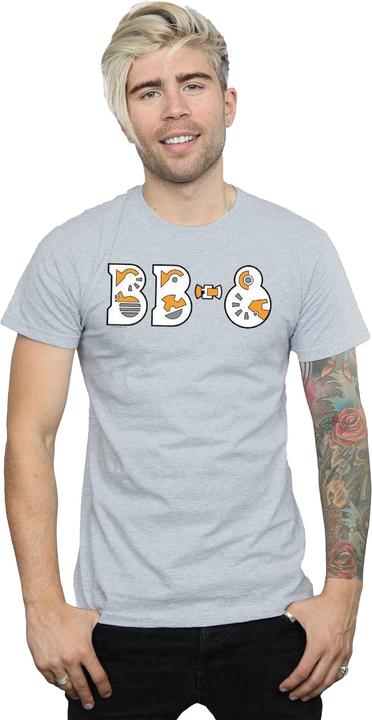 Image du produit Star Wars - T-shirt THE RISE OF SKYWALKER BB-8 TEXT LOGO - Homme (XL)