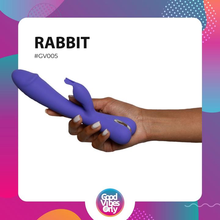 Actual product image Good Vibes Only Trix Rabbit Vibrator