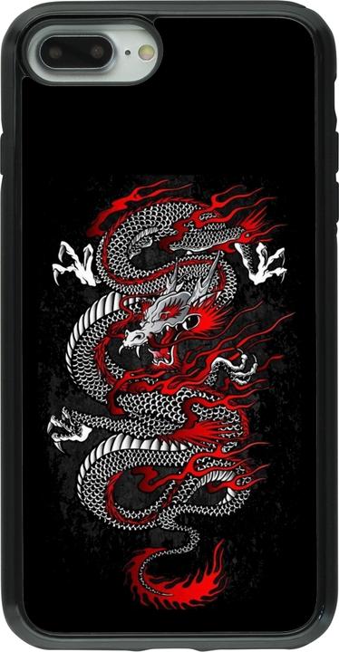 Image du produit PhoneLook Coque Hybrid Armor noir Japanese style Dragon Tattoo Red Black (Apple iPhone 7 Plus)