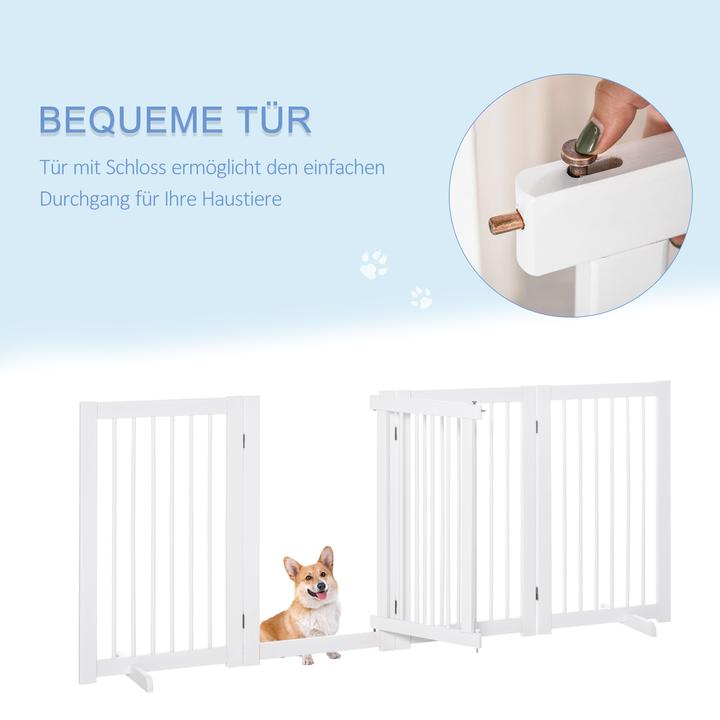 Produktbild PawHut Türschutzgitter klappbar (220 cm)
