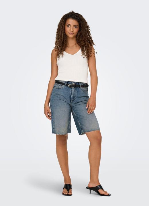 Actual product image Only ONLCARO Hohe Taille Locker geschnitten Jeans-Shorts Jeans-Shorts (XL)