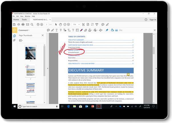 Produktbild Microsoft Surface Go (10", Intel Pentium Gold 4415Y, 8 GB, 128 GB)