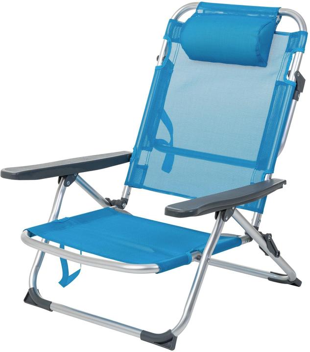 Koor Strandstuhl Arieenzo, Blau, 2 Stück