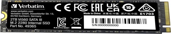 Actual product image Verbatim Vi560 (2000 GB, M.2 2280)