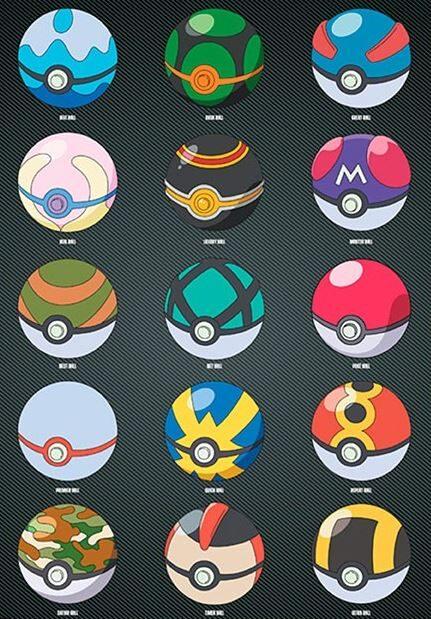 Immagine prodotto GB Eye Pokemon Framed Poster - Pokeballs (30 x 40 cm)