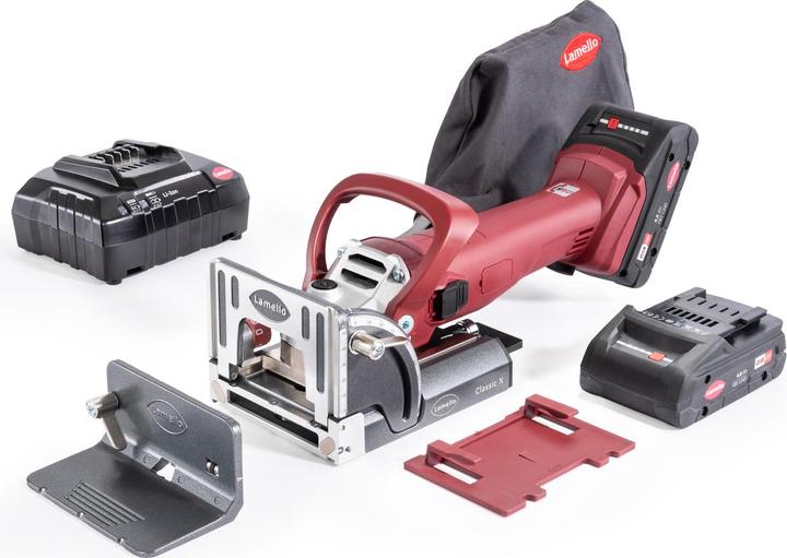 Immagine prodotto Lamello Scanalatrice a batteria Classic X, set, in contenitore, batterie incluse, caricabatterie con spina