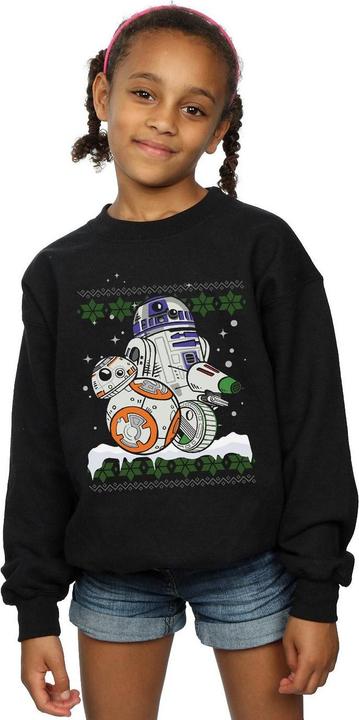 Produktbild Star Wars The Rise Of Skywalker Rolling This Christmas Sweatshirt Mädchen (140, 146)
