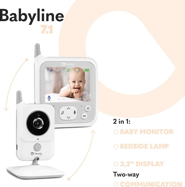 Image du produit Lionelo Babyline (Vidéo et audio, 260 m)