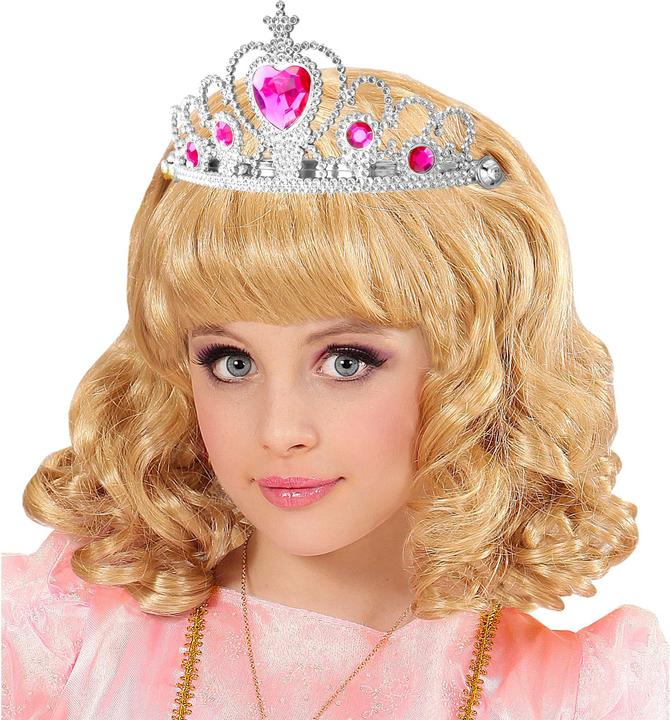 Produktbild Magni Tiara silber mit pinken Edelsteinen