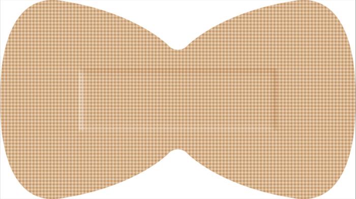 Actual product image Detectaplast Elastic plasters, skin-coloured 68x38 mm (butterfly) 50pcs (50 x)
