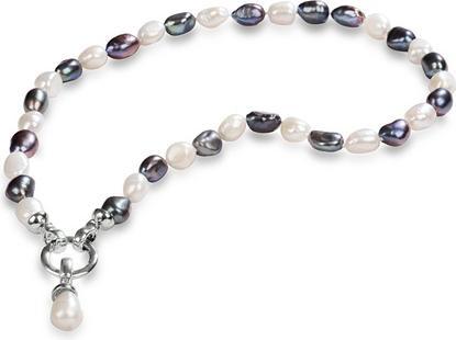 Image du produit JwL Luxury Pearls - Collier de perles réelles en deux nuances JL0316