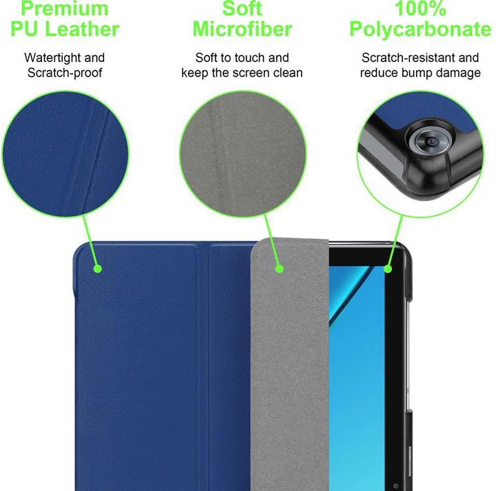 Actual product image Cadorabo Tablet Case Tablet Book (Wake Up) (MediaPad M5)