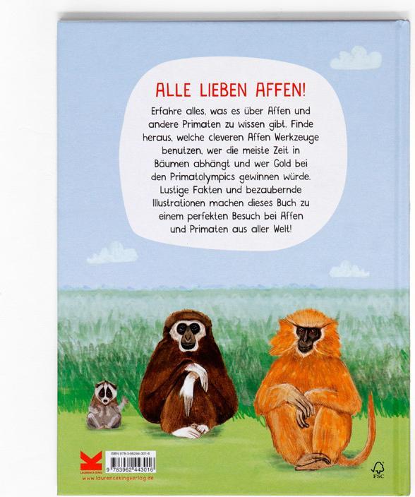Produktbild Das Affen-Buch (Deutsch, Katie Viggers, Frederik Kugler, 2022)