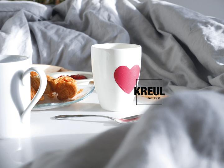 Produktbild Kreul Glass & Porcelain Chalky, Porzellan- und Glasfarbe (Smoky Stone, 20 ml)