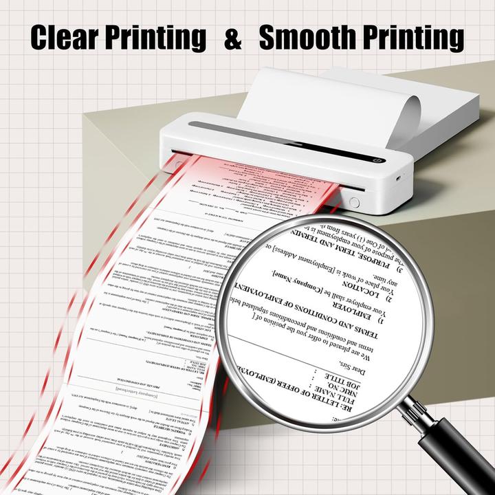 Actual product image Phomemo A4 thermal paper for M08F printer