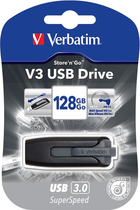 Actual product image Verbatim Store 'n' Go V3 (128 GB, USB-A)