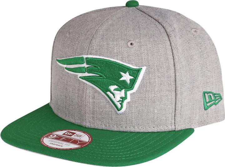 Actual product image New Era Snapback Cap - New England Patriots Grey / Celtic