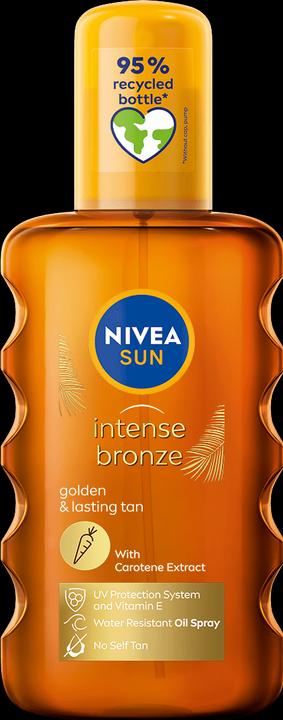 Actual product image NIVEA Sun Carotene Oil Spray (Suntan oil, SPF 15, 200 ml)