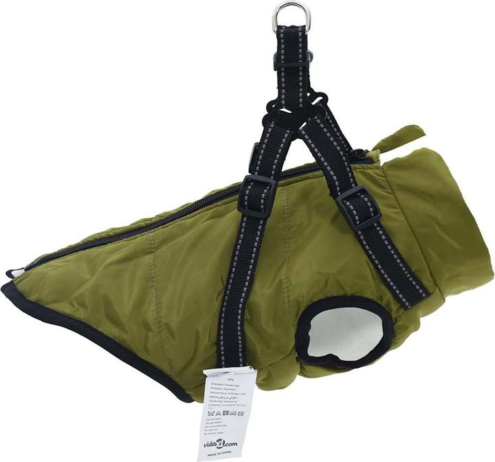 Produktbild VidaXL Hundemantel mit Geschirr Wasserdicht Reflektierend (24, Hundemantel)