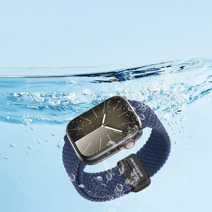 Actual product image Dux Ducis Mixture Pro Strap Apple Watch 42mm/44mm/45mm/49mm - Blue (42 mm, 44 mm, 45 mm, 49 mm, Nylon)