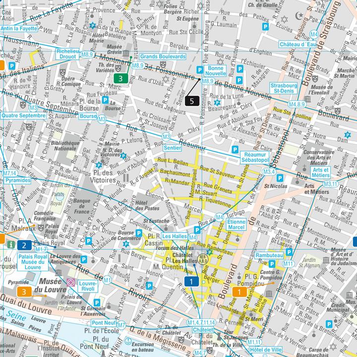 Immagine prodotto Parigi, mappa della città 1:11.000, freytag & be