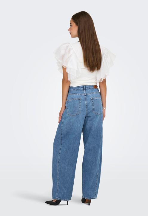 Produktbild Only ONLHORSESHOE Mittlere Taille Barrel Fit Jeans Jeans mit weitem Bein (25)