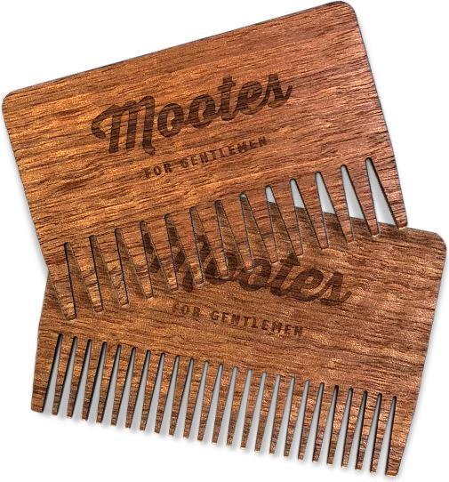 Actual product image Mootes Beard comb