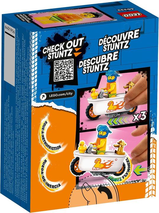Actual product image LEGO Bathtub stunt bike (60333, LEGO City)