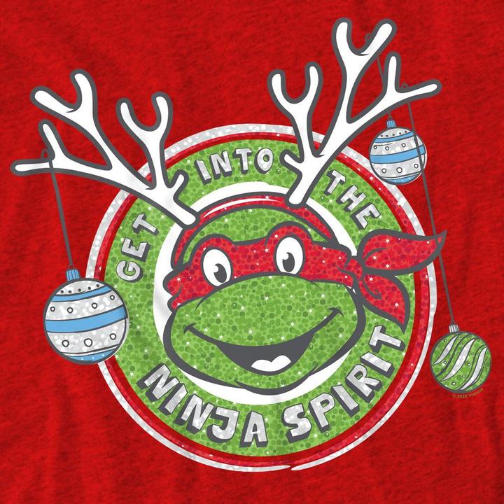 Produktbild Teenage Mutant NT Into The Ninja Spirit TShirt weihnachtliches Design (L)