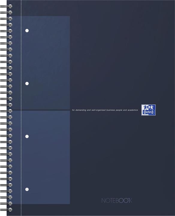 Image du produit Oxford Notizbuch (A4, Quadrillé, Couverture rigide)