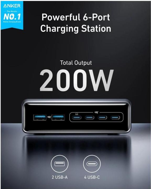 Actual product image Anker Prime GaN Charger (200 W)