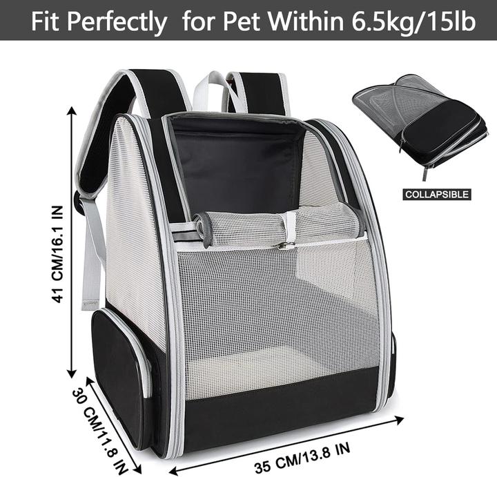 Image du produit SeaMorn Sac à dos pour chien (Chien, Chat, Respirant)