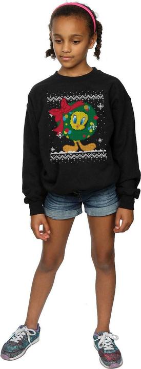 Immagine prodotto Looney Tunes Tweety Pie Christmas Fair Isle Felpa Ragazze (152, 158)
