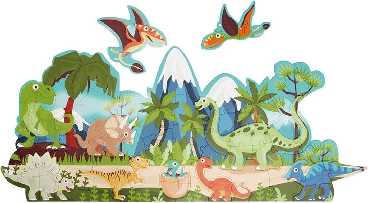 Produktbild Scratch 2in1 Bodenpuzzle Dino (80 Teile)