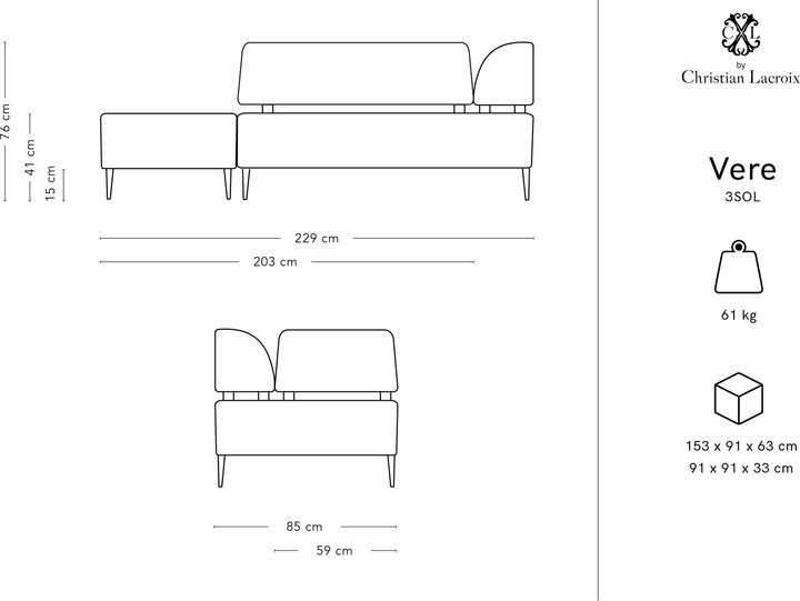 Image du produit CXL by Christian Lacroix Table console (3 places, 2 places, 4 places)
