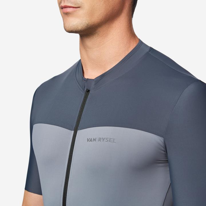 Produktbild Van rysel Rennrad Fahrradtrikot Sommer kurzarm Herren Slimfit Endurance 2 grau (XXL)