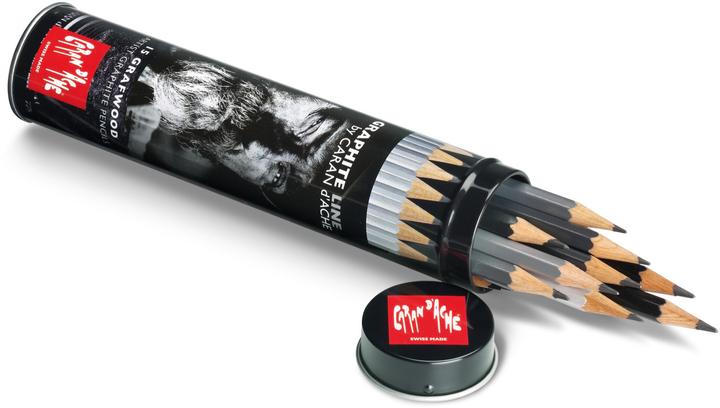 Produktbild Caran d'Ache Grafwood (0.50 mm, 4h, 4B, 5B, 7B, 9B, 3H, 3B, 8B, 2B, H, B, HB, F, 2H, 6B, 15 x)