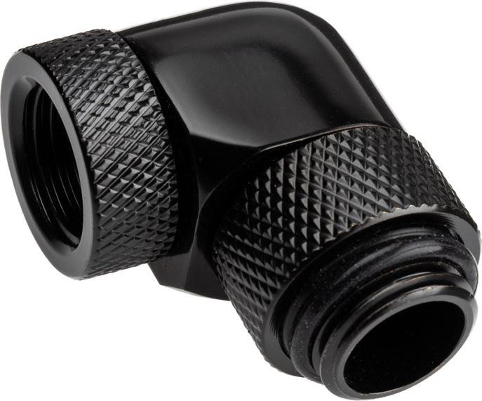 Image du produit Alphacool Adaptateur d'angle de glaçon pivotant à 90° G1/4 AG à G1/4 IG