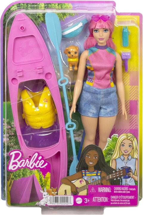 Image du produit Barbie BRB Camping Daisy Set de jeu avec kayak