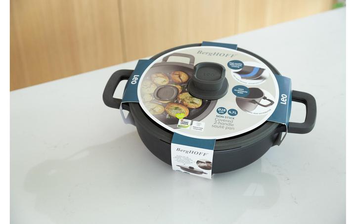 Produktbild BergHoff Sauteuse Leo Stone+ 28 cm (28 cm, Bräter + Schmortopf, Aluminium)