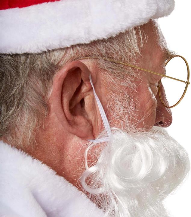 Actual product image tectake Costume Fake Beard Santa Claus wig&beards 1