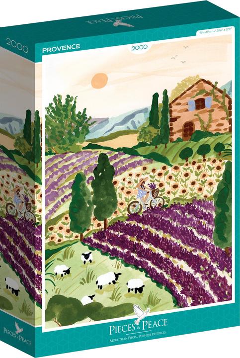Actual product image Pieces & Peace Puzzle 2000 pieces Provence (2000 pieces)