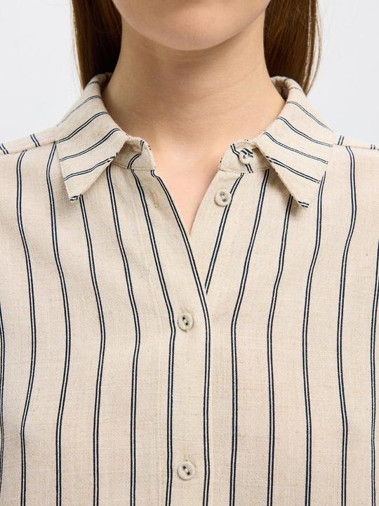 Immagine prodotto Selected Femme Slfviva Ss Striped Cropped Shirt Noos (40)